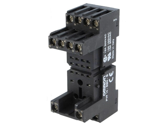 Socket; PIN: 14; 5A; 250VAC; H3YN-2,H3YN-4,MY4,MY4N,PYC-35B Socket; PIN: 14; 5A; 250VAC; H3YN-2,H3YN-4,MY4,MY4N,PYC-35B